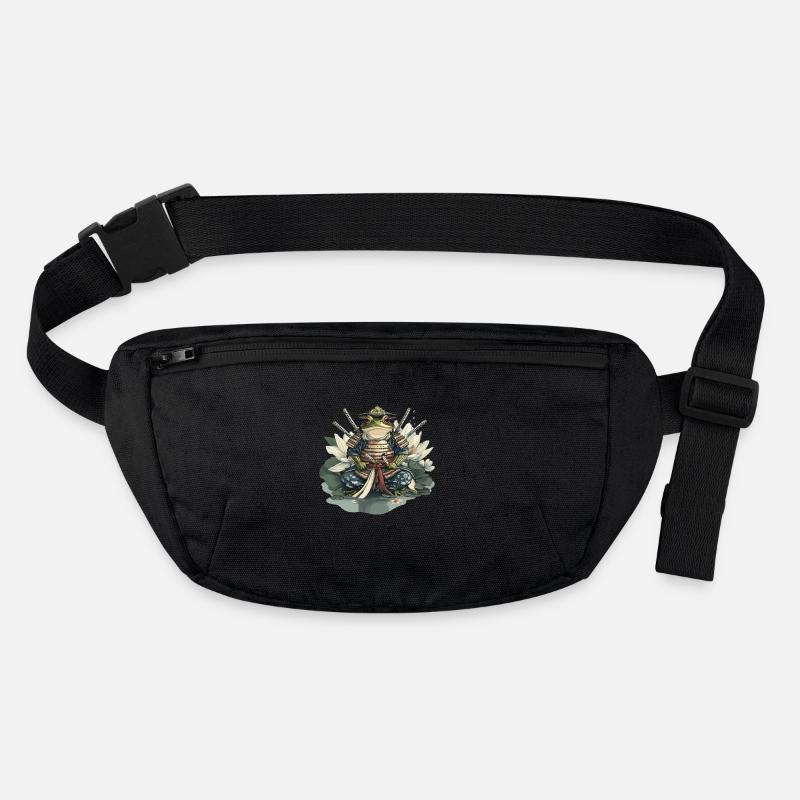 Frosch-Samurai: Krieger der Seerose Stanley/Stella recycelte Gürteltasche