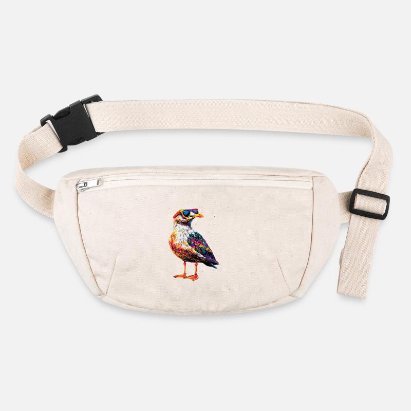 Möwe Strand Meer Nordsee Ostsee Silbermöwe Möwen Stanley/Stella recycelte Gürteltasche