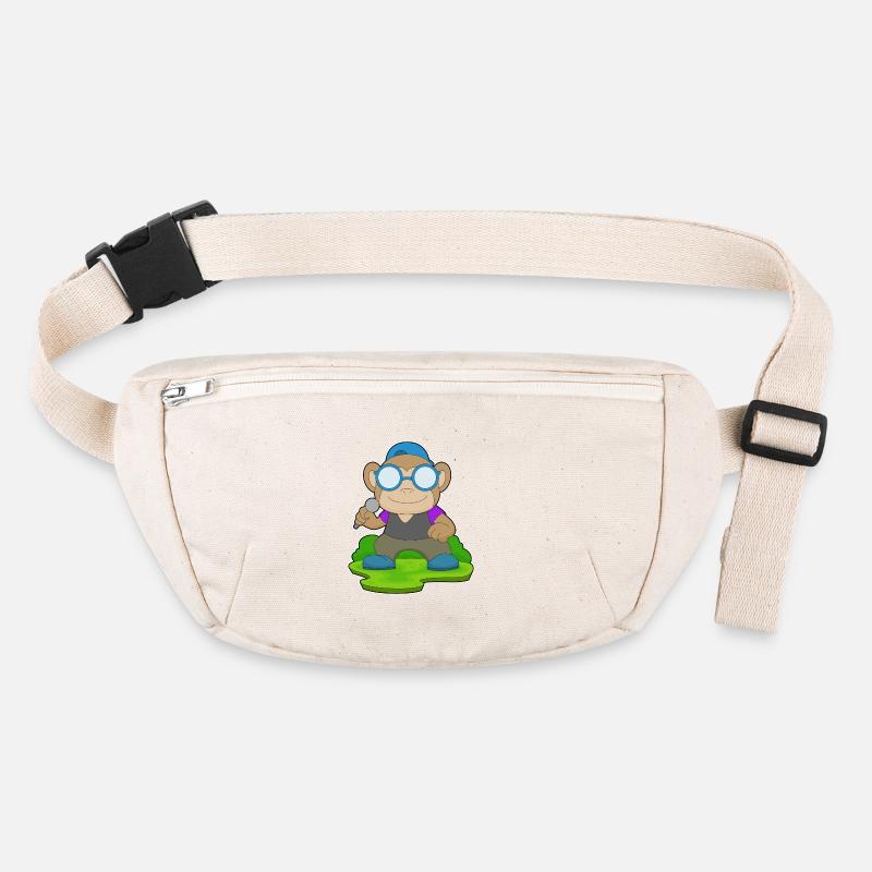 Affe Sänger Mikrofon Musik Stanley/Stella recycelte Gürteltasche