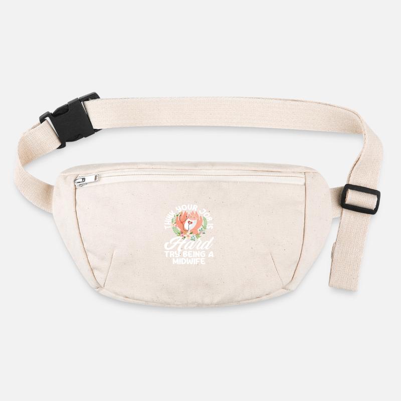 Denke Dein Job Ist Schwer Hebamme Stanley/Stella recycelte Gürteltasche