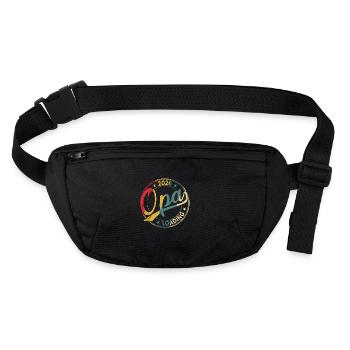 Papi 2026 Chargement Papy en devenir 2026 - Sac banane recyclé Stanley/Stella - noir - Devant