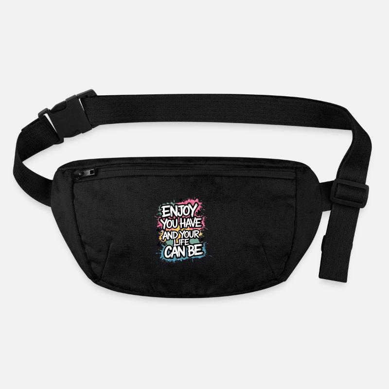 COOLES T-SHIRT, VIEL SPASS DU HAST Stanley/Stella recycelte Gürteltasche