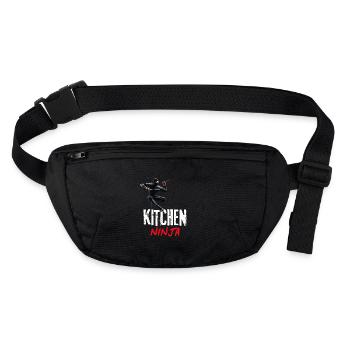 Kitchen Ninja – Sharp, Fast, Invisible - Stanley/Stella recycled Hip Bag  - black - Front