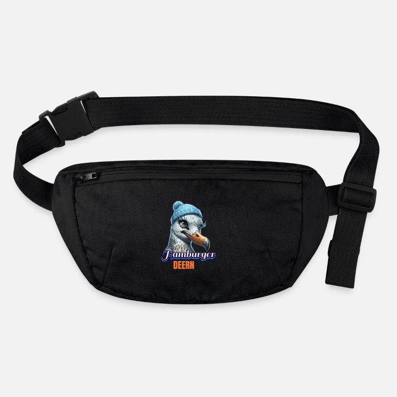 Hamburg Hamburger Deern North German Seagull Beanie Stanley/Stella recycled Hip Bag 