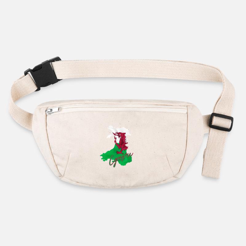 Drapeau du Pays de Galles, fierté galloise Sac banane recyclé Stanley/Stella