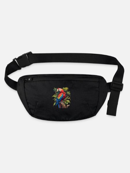 L’ère de l’ara - Sac banane recyclé Stanley/Stella - noir - Devant
