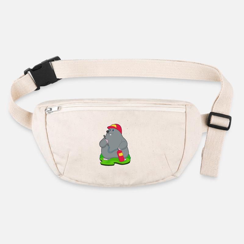 Mole Firefighter Fire Extinguisher Stanley/Stella recycled Hip Bag 