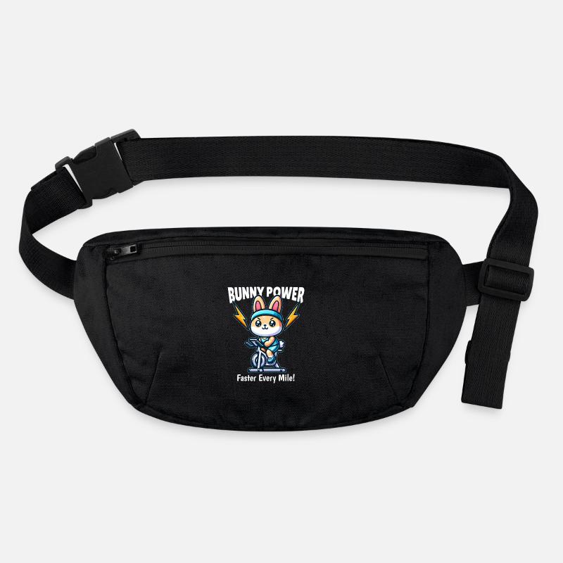 Rabbit spin bike Stanley/Stella recycled Hip Bag 
