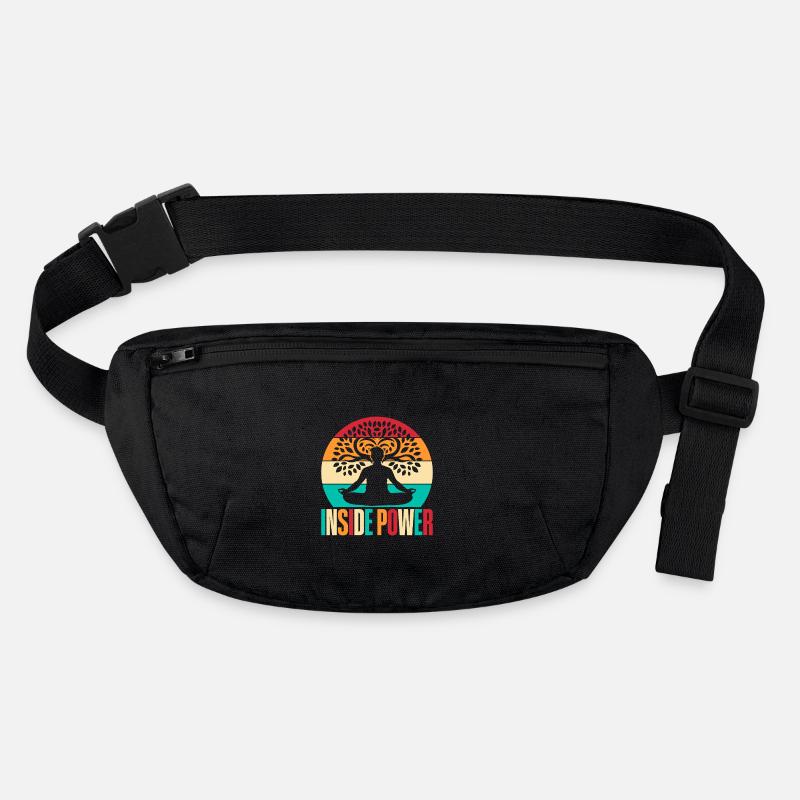 Yoga Inside Power Funny Yoga Stanley/Stella recycled Hip Bag 