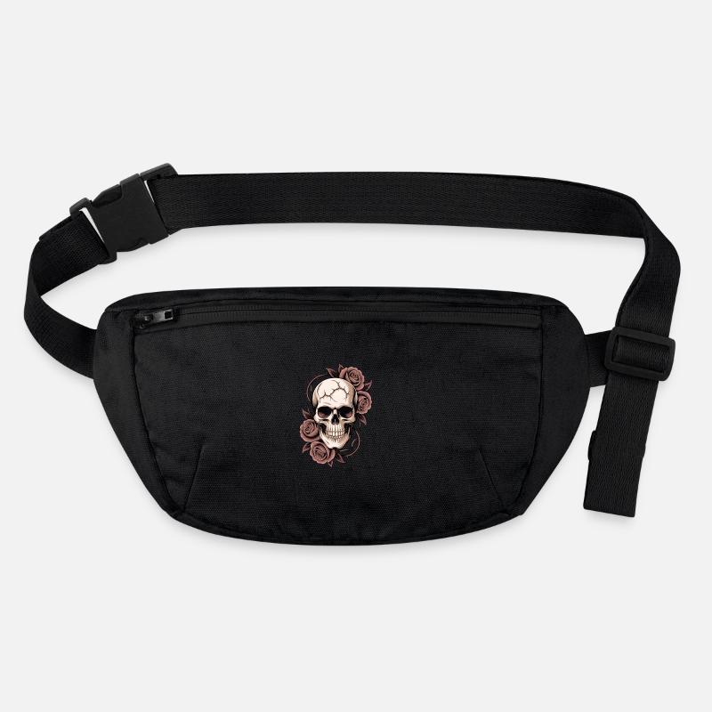 Skull and Roses Stanley/Stella recycled Hip Bag 