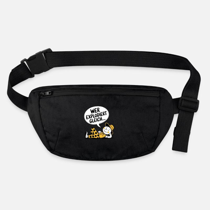WER EXPLODIERT GLEICH Stanley/Stella recycelte Gürteltasche