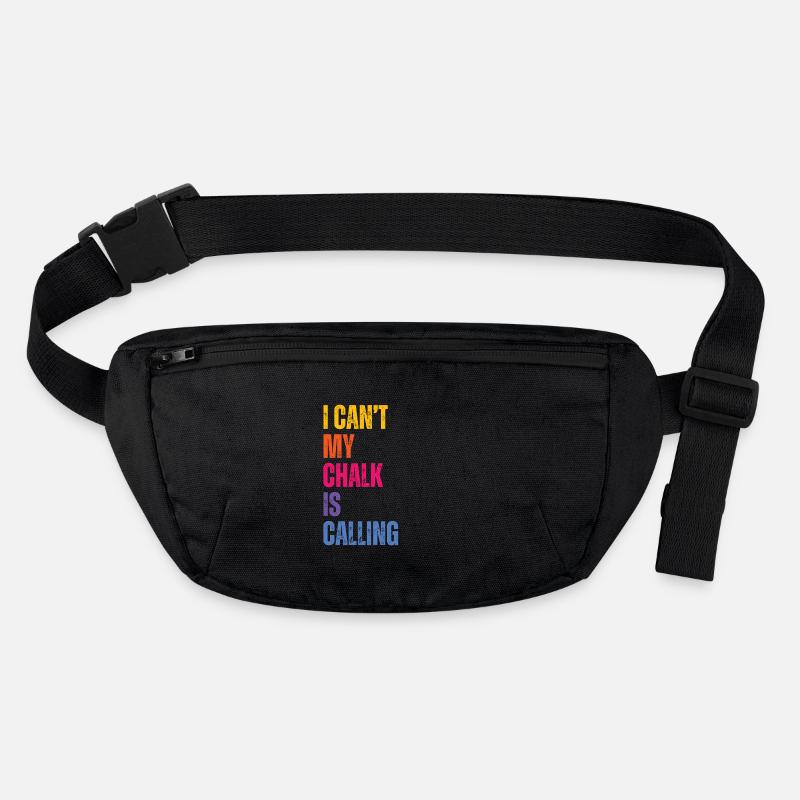 Je ne peux pas que ma craie appelle Boulderer Sac banane recyclé Stanley/Stella