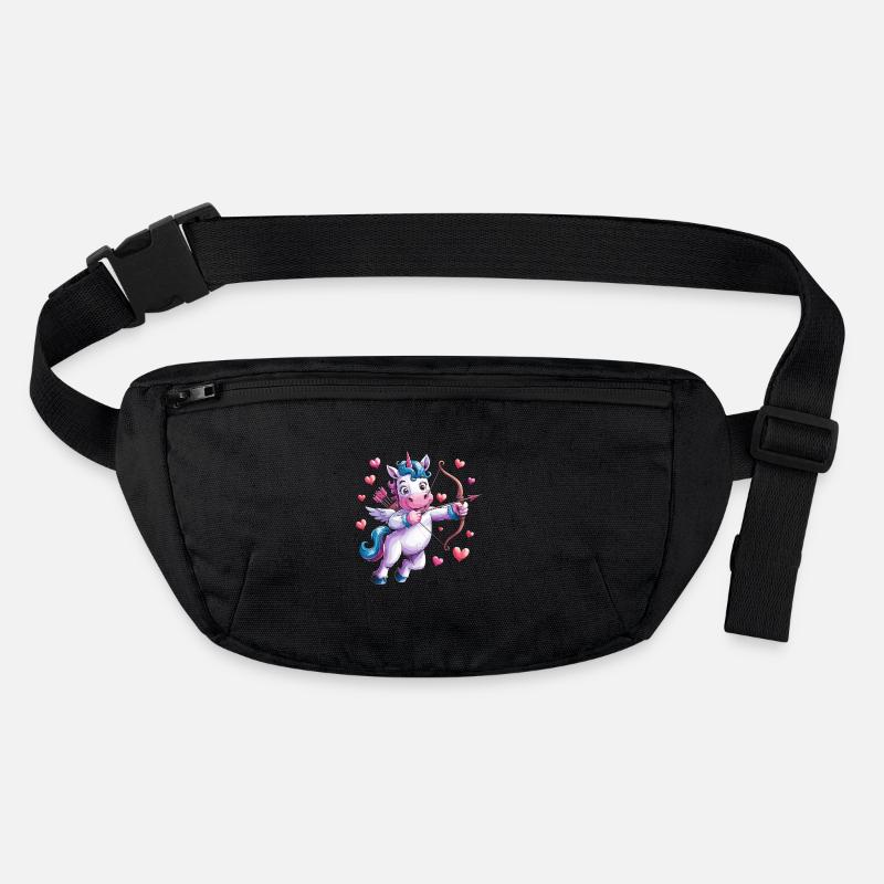 Mignon licorne Cupidon avec des ailes et Sac banane recyclé Stanley/Stella