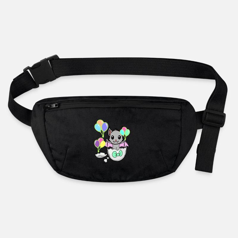 Bat Baby Birth Kids Eggshell Stanley/Stella recycled Hip Bag 