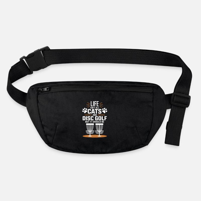 Disc Golf Saying Cats Funny Disc Golf Gift Stanley/Stella recycled Hip Bag 