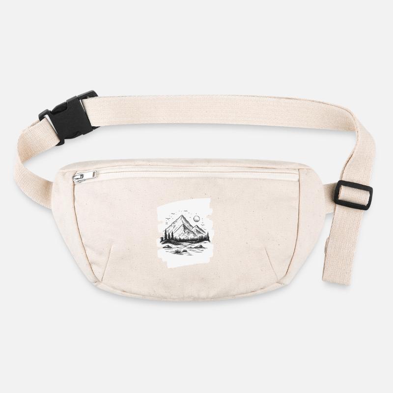 Mountains Stanley/Stella recycled Hip Bag 