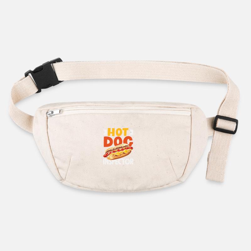 Hot Dog Lover Inspector Fun Stanley/Stella recycled Hip Bag 