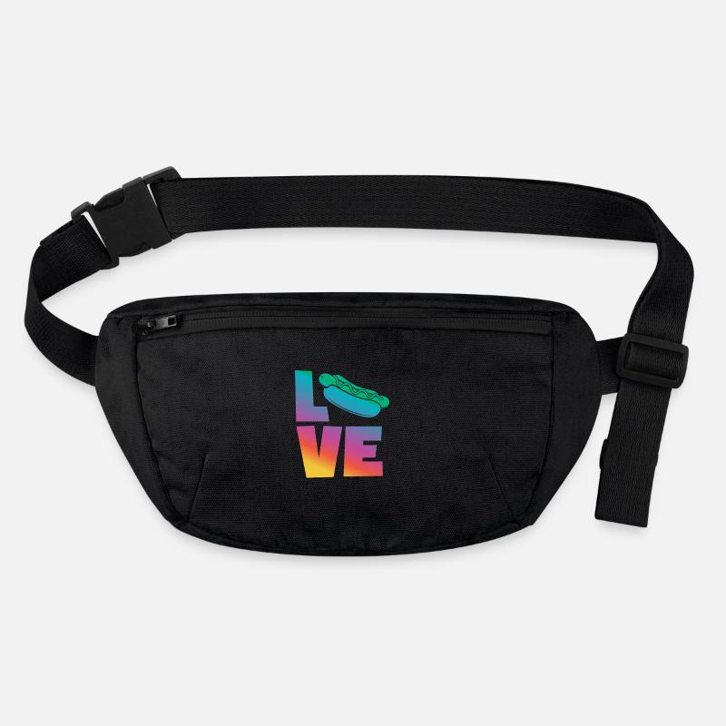 Love for Hot Dog Lovers Stanley/Stella recycled Hip Bag 