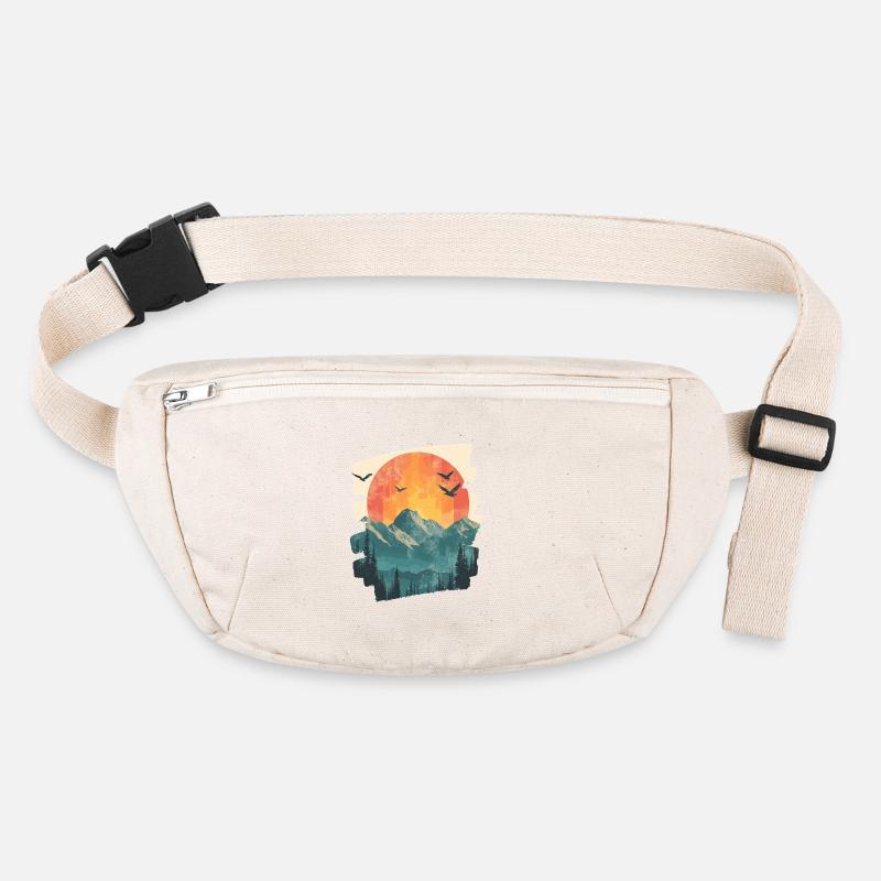 Mountains Stanley/Stella recycled Hip Bag 