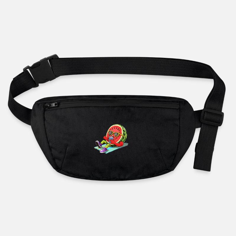 Relaxant pastèques illustration été Sac banane recyclé Stanley/Stella