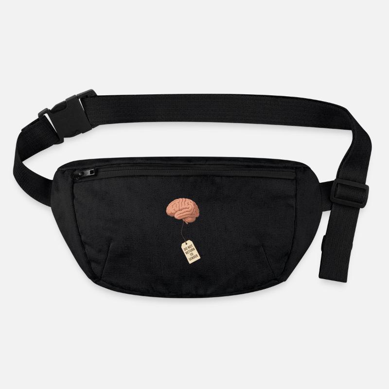 Do Not Return to Sender – Brain Seeks Owner Stanley/Stella recycled Hip Bag 