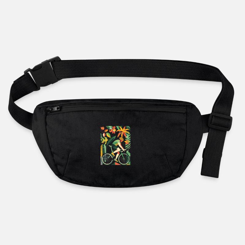 Cyclist Comic Look Stanley/Stella recycled Hip Bag 