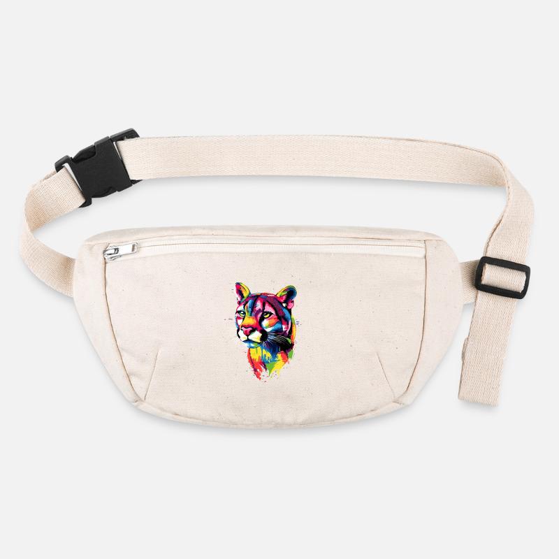Panther Leopard Big Cat Cute Big Cat Cats Stanley/Stella recycled Hip Bag 