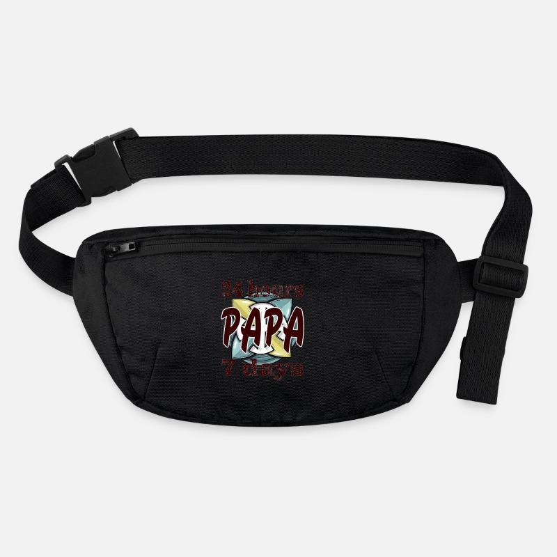 24 hours 7 days PAPA Stanley/Stella recycled Hip Bag 