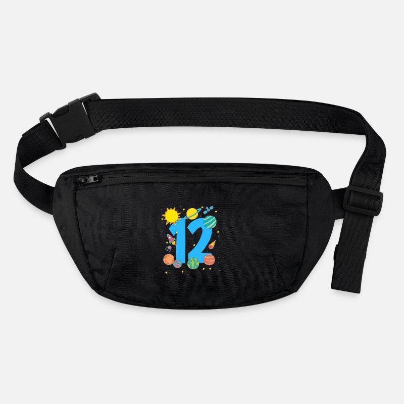 Space Adventure Number 12 Stanley/Stella recycled Hip Bag 