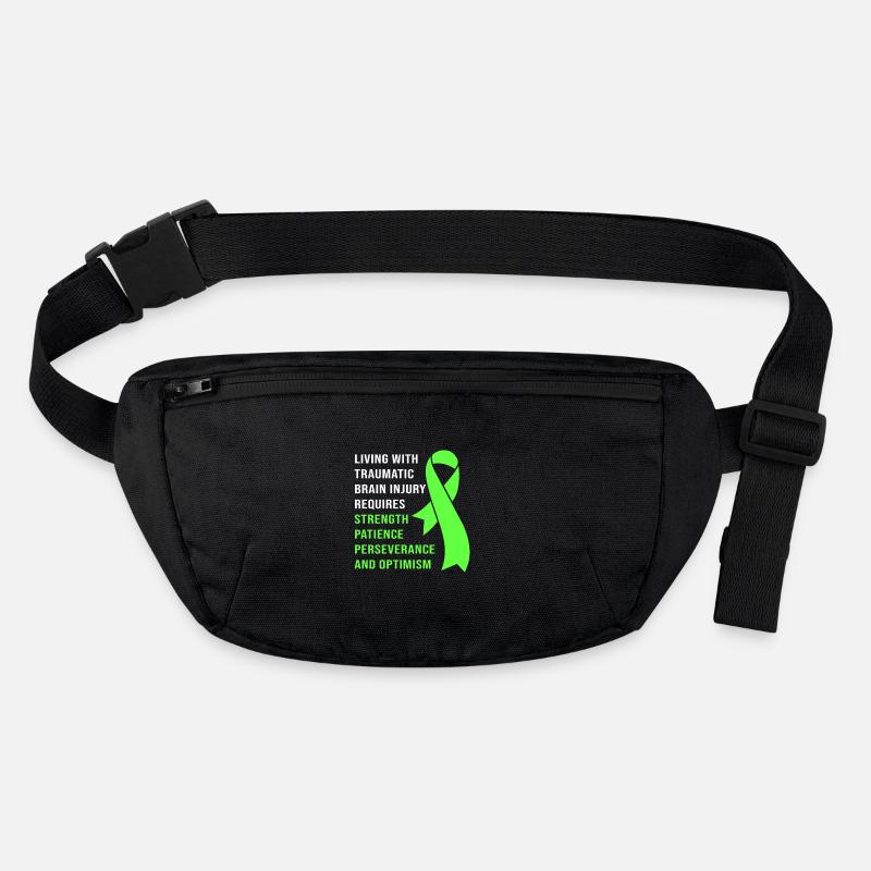 Schädel-Hirn-Trauma Schädelhirntrauma Autounfall Stanley/Stella recycelte Gürteltasche