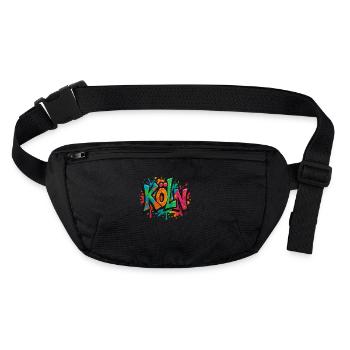 Cologne - Stanley/Stella recycled Hip Bag  - black - Front