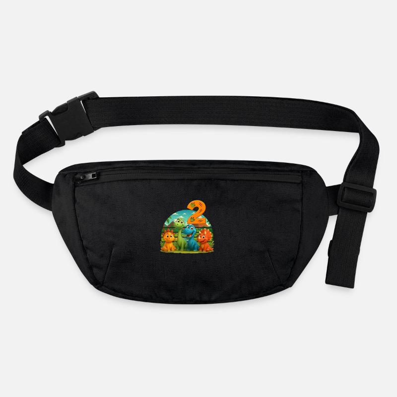 Dinosaurier Geburtstag Kinder 2 Jahre Geschenk Stanley/Stella recycelte Gürteltasche