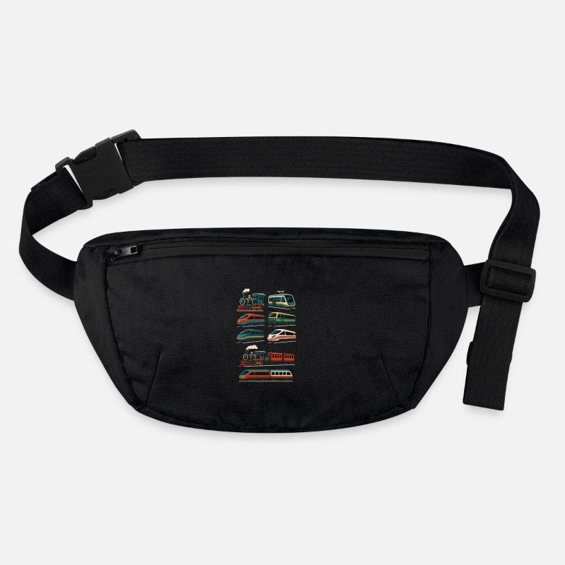 Züge Design – Retro trifft Highspeed Stanley/Stella recycelte Gürteltasche