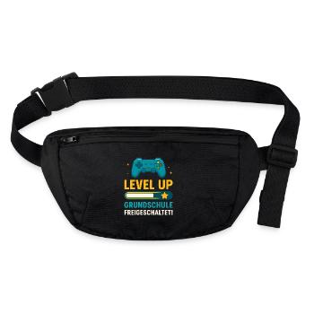 Next Stop: School – Graduation from daycare in style - Stanley/Stella recycled Hip Bag  - black - Front
