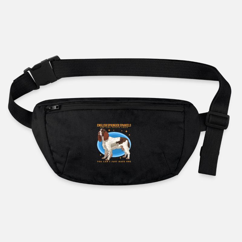 English Springer Spaniel Hundebesitzer Geschenk Stanley/Stella recycelte Gürteltasche