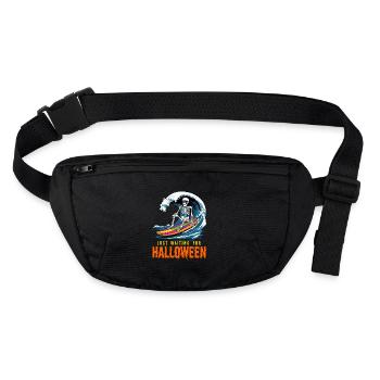 Lustiger Summerween, der nur auf Halloween wartet - Stanley/Stella recycelte Gürteltasche - Schwarz - Vorne