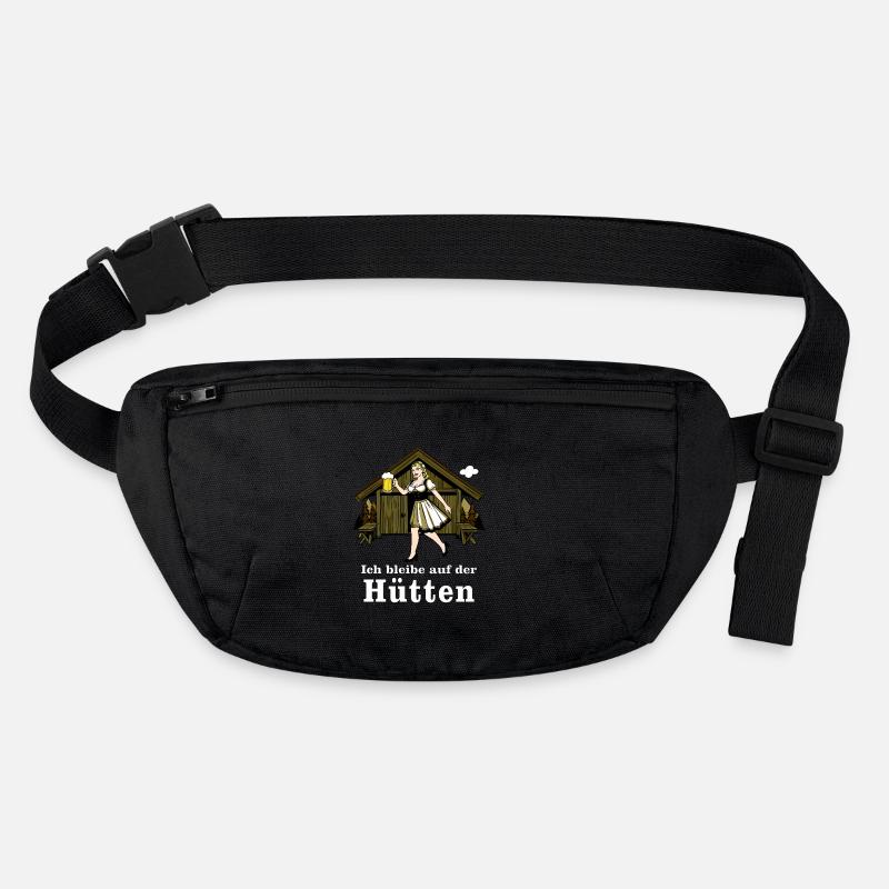 I stay at the hiker's hut Stanley/Stella recycled Hip Bag 