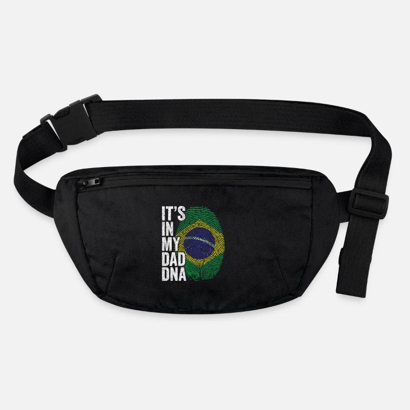 Drapeau Brésil Empreinte Papa Brésilien Sac banane recyclé Stanley/Stella