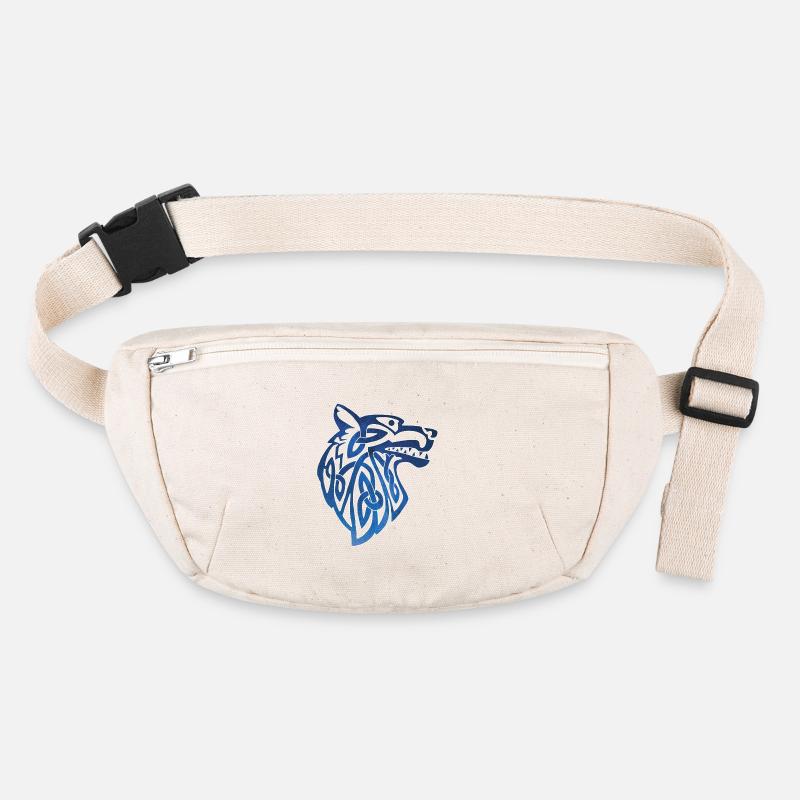 Viking wolf and starry sky Stanley/Stella recycled Hip Bag 