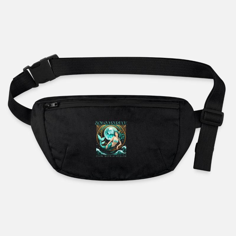 Pierre de naissance Aigue-marine de mars Sac banane recyclé Stanley/Stella