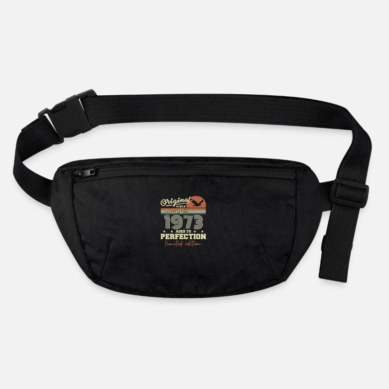 52 Years Birthday | Original December 1973 Stanley/Stella recycled Hip Bag 