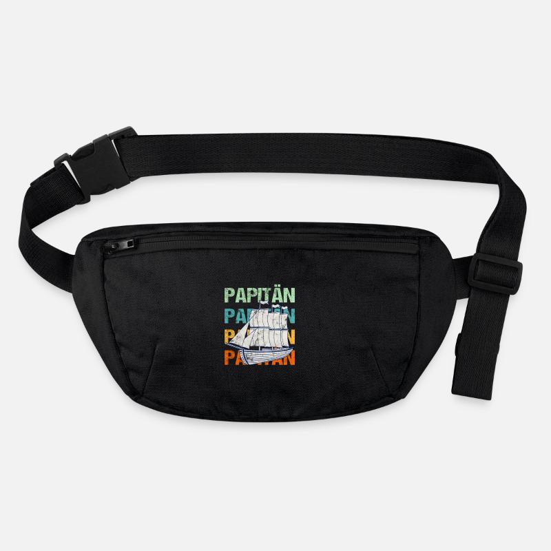 PAPITÄN Segelschiff  / Vater, Papi Stanley/Stella recycelte Gürteltasche