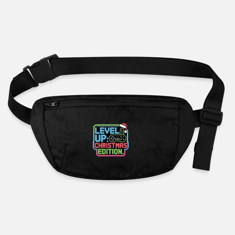 Level Up zu Weihnachten - Pixel Gamer Geschenk Stanley/Stella recycelte Gürteltasche