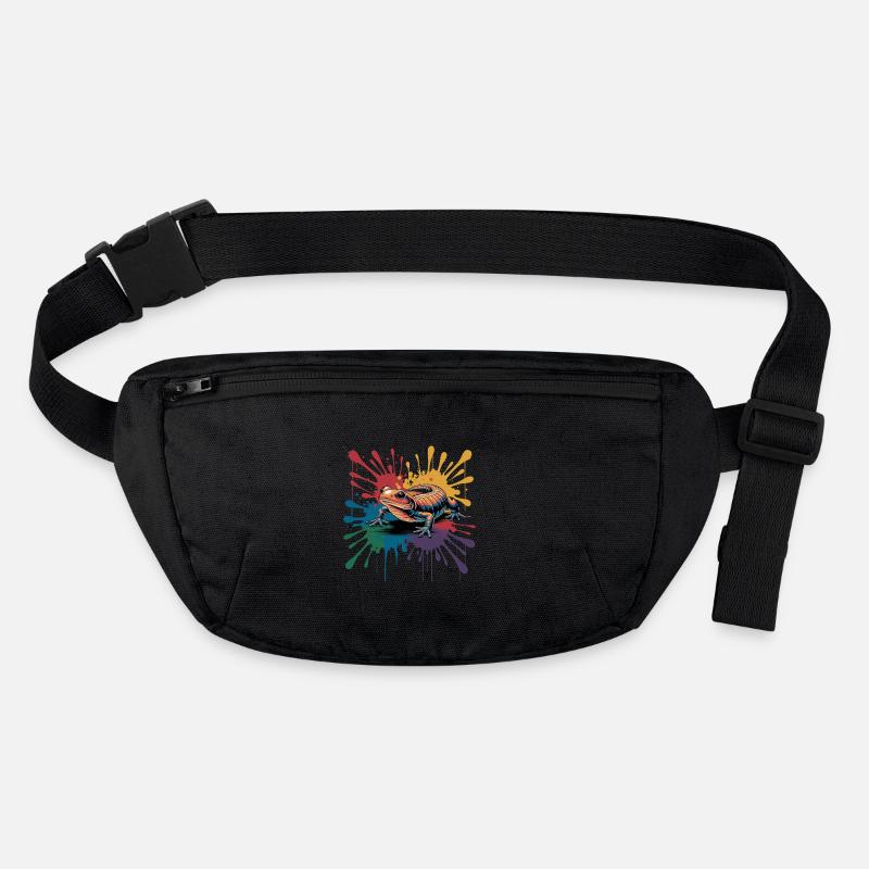  Bunter Salamander Mit Farbklecks Splash Für Stanley/Stella recycelte Gürteltasche