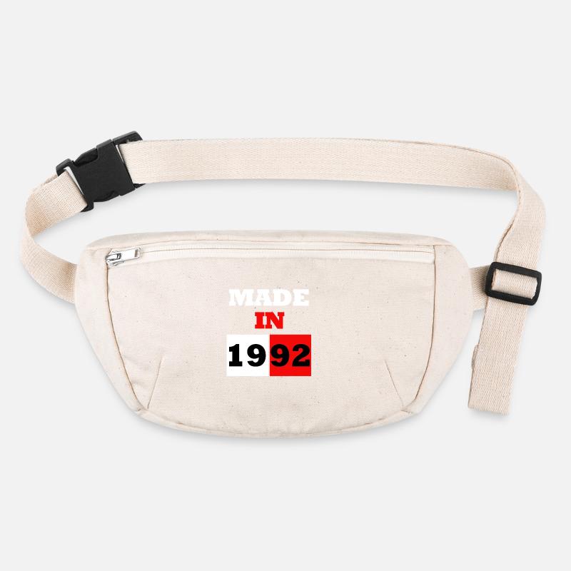 Made in 1992 Retro Anniversary Block Stanley/Stella recycled Hip Bag 