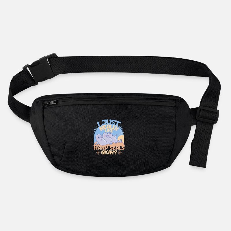 Harp Seal Seals Really Like Harp Seals Stanley/Stella recycled Hip Bag 