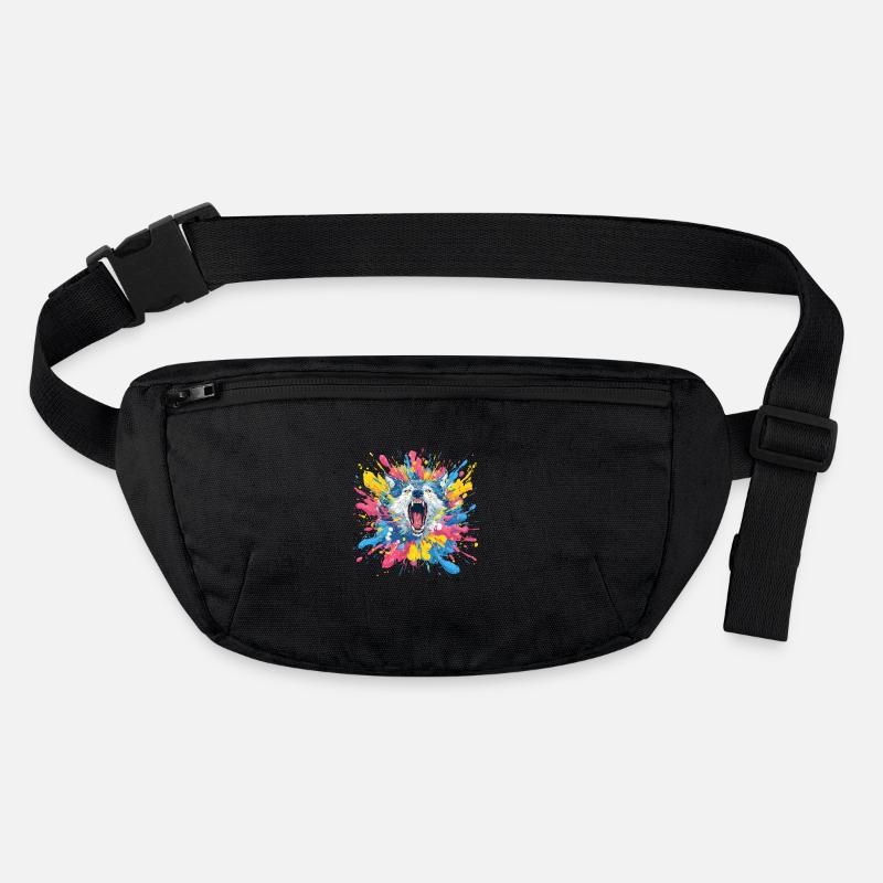 Wolfsruf in Farbschleuder Stanley/Stella recycelte Gürteltasche