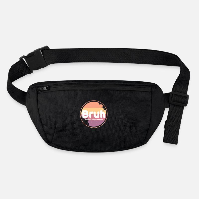 Bruh Retro Mom Logo Stanley/Stella recycled Hip Bag 