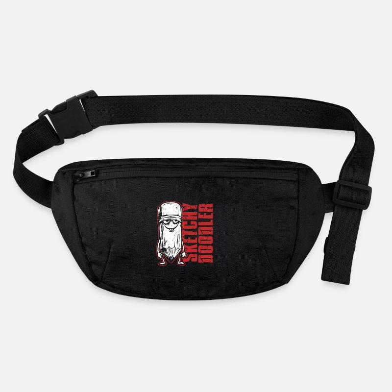 Doodle Doodle Drawing Sketchy Doodler Stanley/Stella recycled Hip Bag 