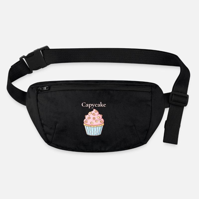 Capycake Cupcake with Capybara Sprinkles Stanley/Stella recycled Hip Bag 